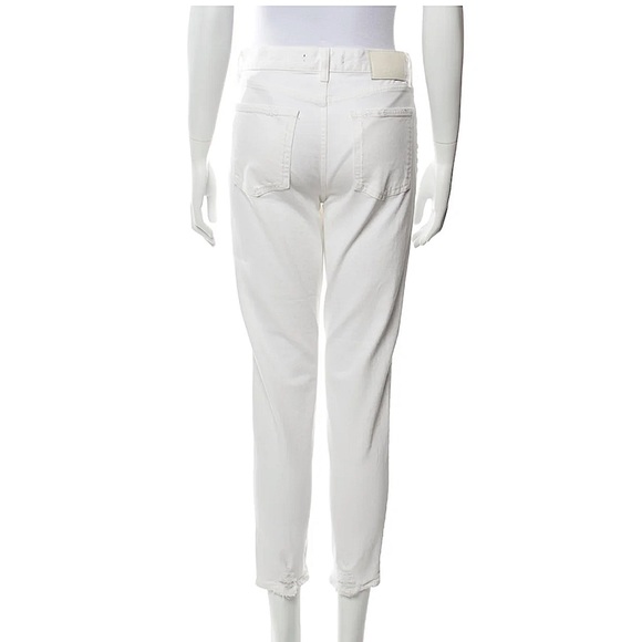 Moussy Vintage Mid-Rise Skinny White Distressed Denim Jeans - Picture 2 of 15